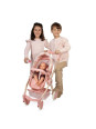 Wózek 3w1_składany dla lalek do 44cm Tulipe DeCuevas Toys 80574