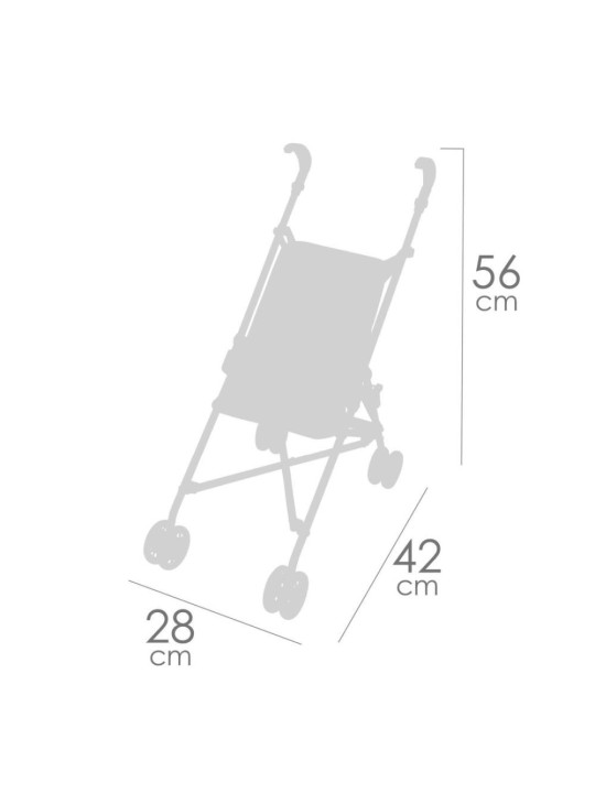 Spacerówka Honey dla lalek do 48 cm DeCuevas Toys 90070