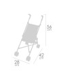 Spacerówka Honey dla lalek do 48 cm DeCuevas Toys 90070
