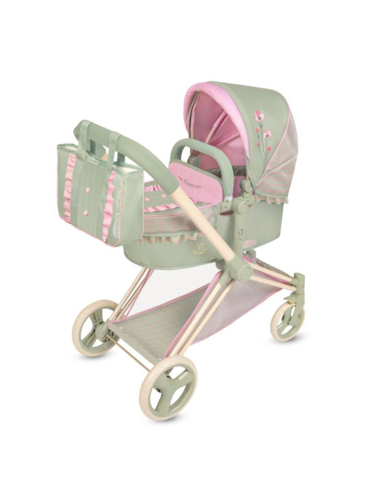 Wózek_3w1 Botanic składany dla lalek do 47cm DeCuevas Toys 81768