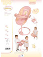 Krzesełko_3w1 Honey dla lalki do 50 cm DeCuevas Toys 51570