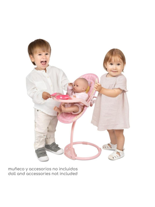 Krzesełko_3w1 Honey dla lalki do 50 cm DeCuevas Toys 51570