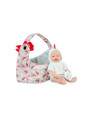 Lalka Mini_Golosinas z nosidłem kogutem Marina & Pau 226 - Dziewczynka, 21 cm, Brzuszek: Winylowy, Kolor oczu: Niebieski