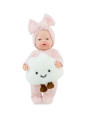 Lalka Mini_Golosinas Nube Angora z chmurką Marina & Pau 228 - Dziewczynka, 21 cm, Brzuszek: Winylowy, Kolor oczu: Niebieski