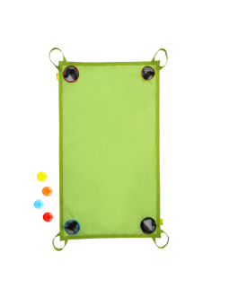 Mini chusta animacyjna Bilard 120 x 70 cm zielona z 4 piłeczkami