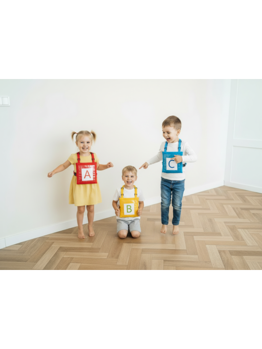 Gra integracyjna poduszki z kieszonką dla dzieci zestaw 6 szt.