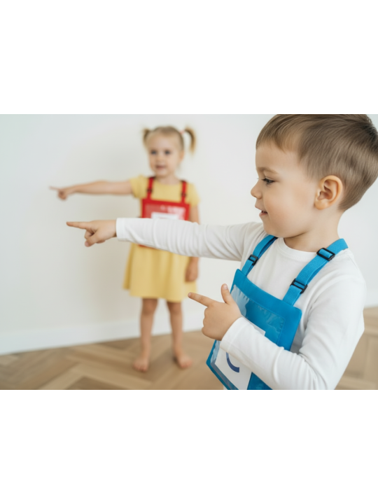 Gra integracyjna poduszki z kieszonką dla dzieci zestaw 6 szt.