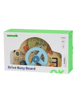 TOOKY TOY Drewniana Kierownica Edukacyjna 3+