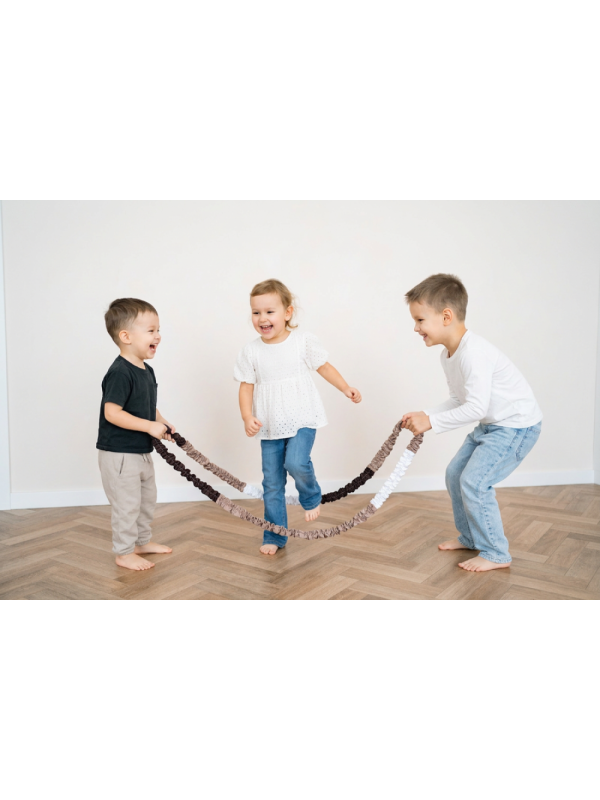 Guma sensoryczna animacyjna beżowa 3 kolorowa klasyczna 3 m
