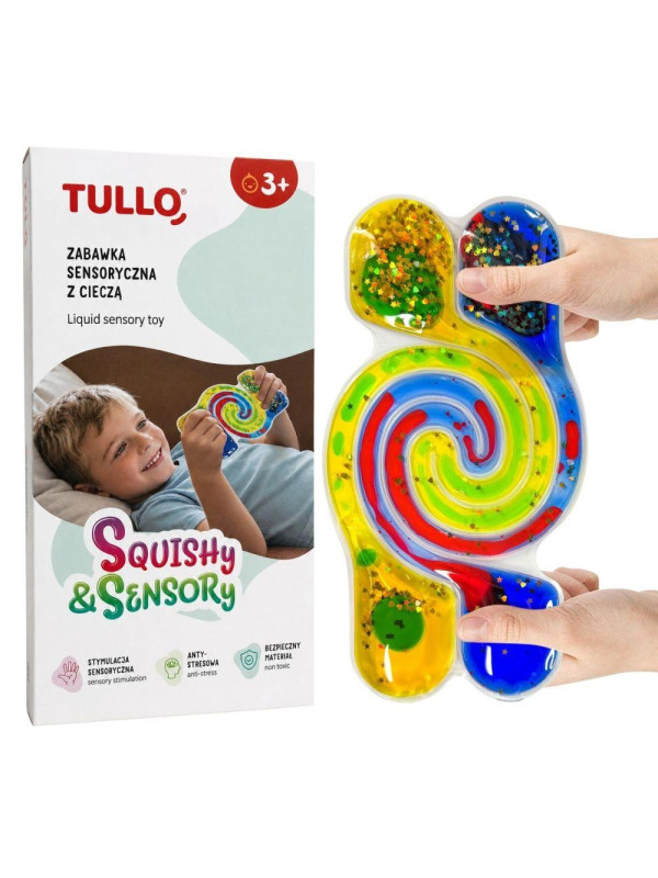 Gniotek sensoryczny, płynny tunel 