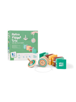 BS Toys, Zestaw 3 drewnianych zabawek retro