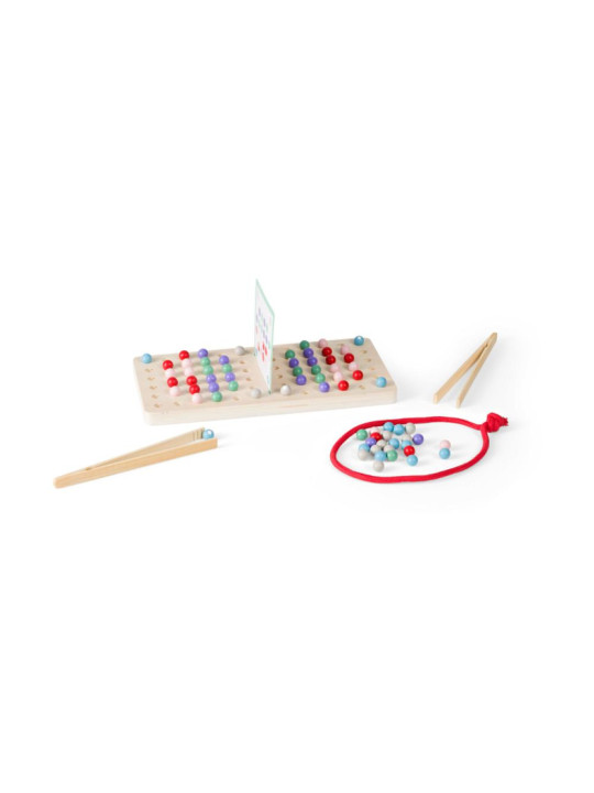BS Toys, Drewniana gra logiczna ze szczypcami Kuleczki dla dwojga