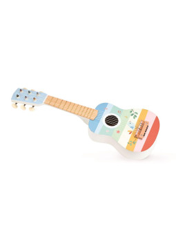 Gitara drewniana z ptaszkiem
