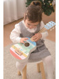 Gitara drewniana z ptaszkiem