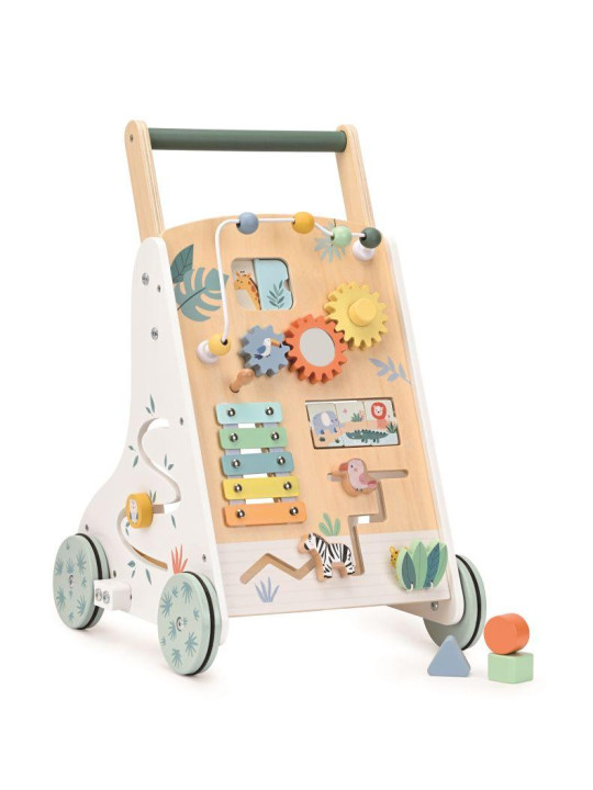 Drewniany Pchacz Montessori, Motyw Dżungli
