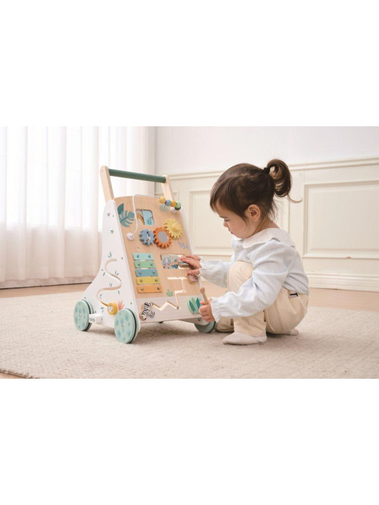 Drewniany Pchacz Montessori, Motyw Dżungli