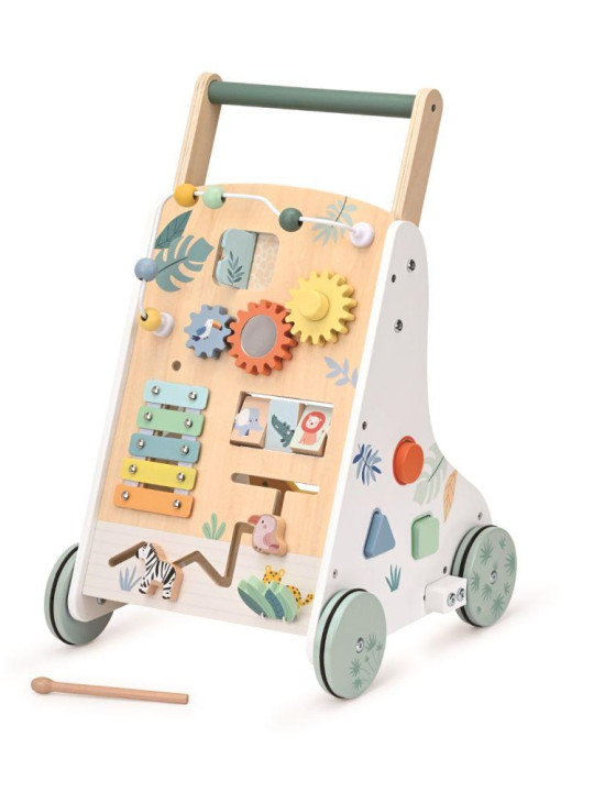 Drewniany Pchacz Montessori, Motyw Dżungli