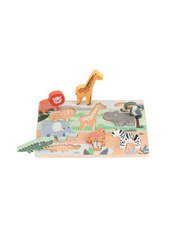 Układanka 3D Safari z figurkami