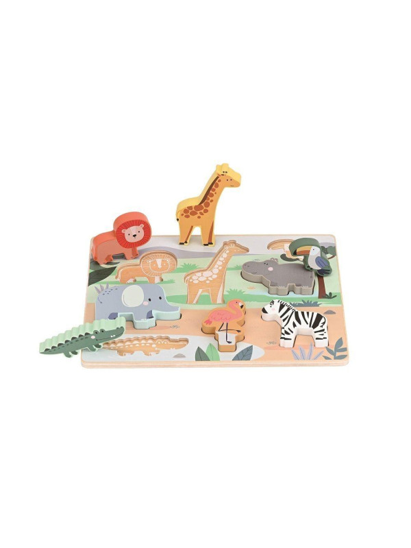 Układanka 3D Safari z figurkami