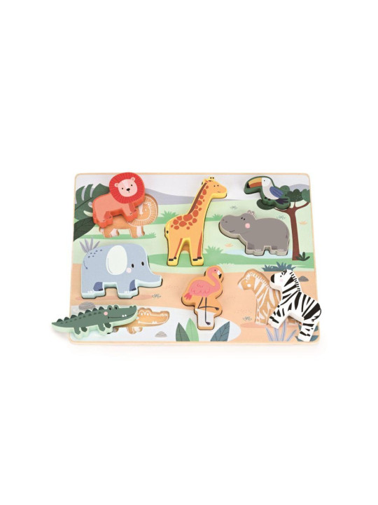 Układanka 3D Safari z figurkami