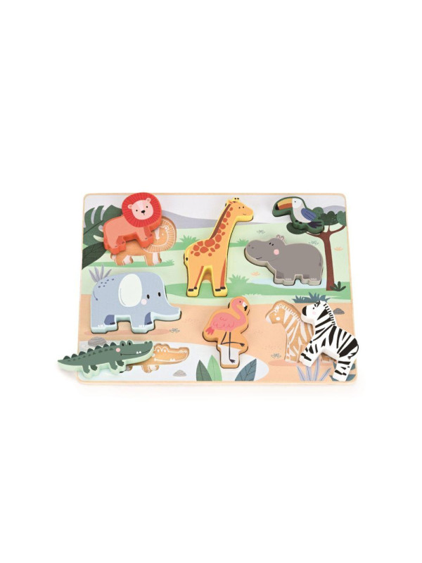 Układanka 3D Safari z figurkami