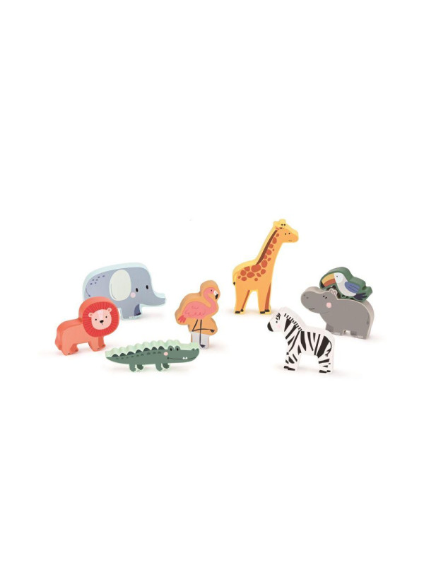 Układanka 3D Safari z figurkami