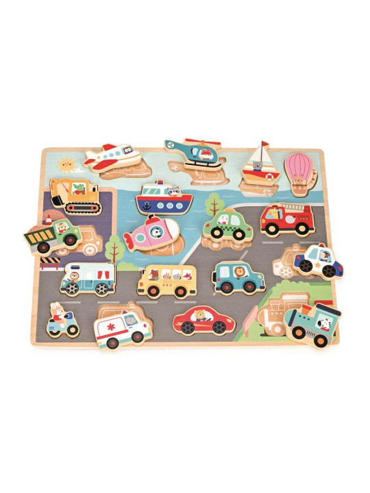 Puzzle 3D Transport Duże