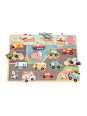 Puzzle 3D Transport Duże