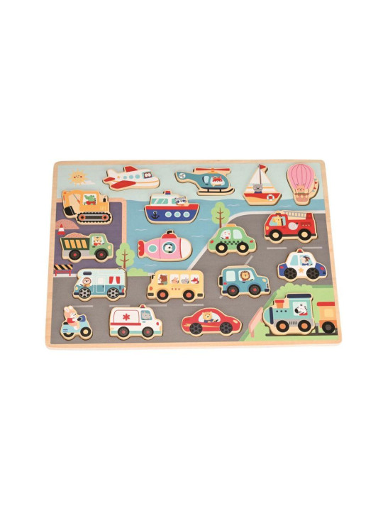 Puzzle 3D Transport Duże
