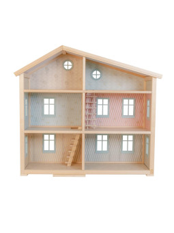 Drewniany domek dla lalek Wonder House zabawa lalkami dla dzieci Lundby