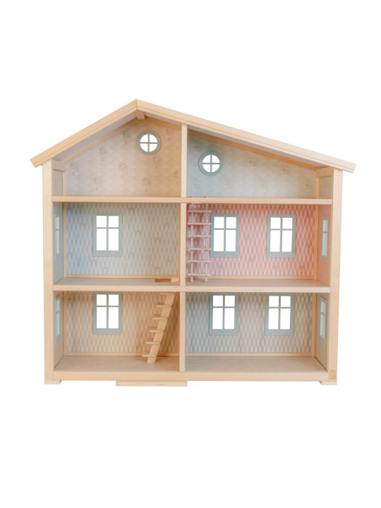 Drewniany domek dla lalek Wonder House zabawa lalkami dla dzieci Lundby