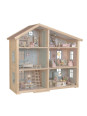 Drewniany domek dla lalek Wonder House zabawa lalkami dla dzieci Lundby