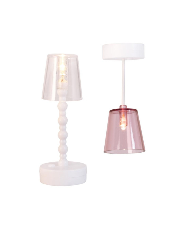 Oświetlenie domku dla lalek zestaw, wyposażenie, lampy zabawka domki Lundby