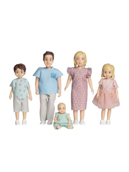 Lalki do domku dla lalek zestaw Charlie zabawka dla dzieci domek Lundby
