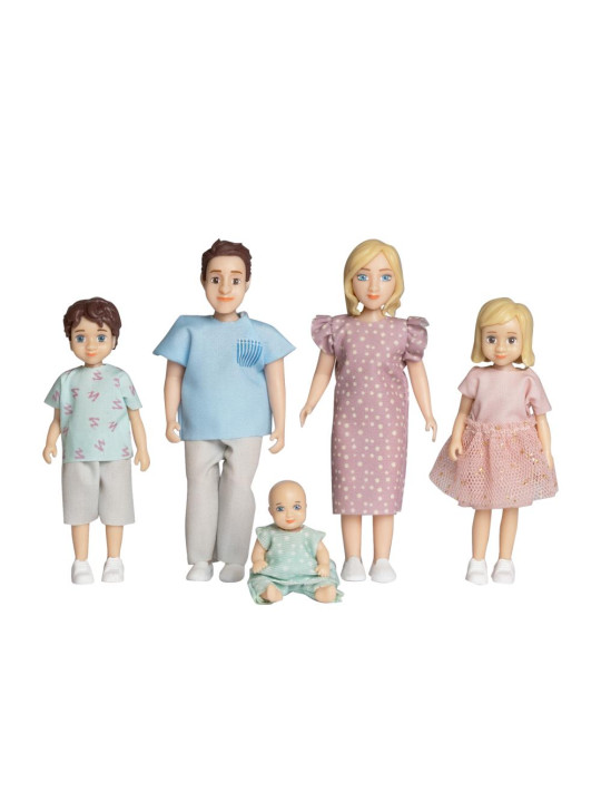 Lalki do domku dla lalek zestaw Charlie zabawka dla dzieci domek Lundby