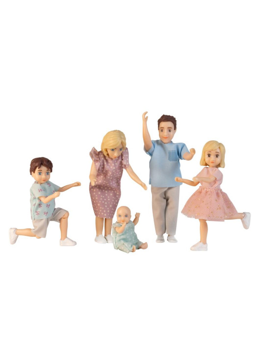 Lalki do domku dla lalek zestaw Charlie zabawka dla dzieci domek Lundby