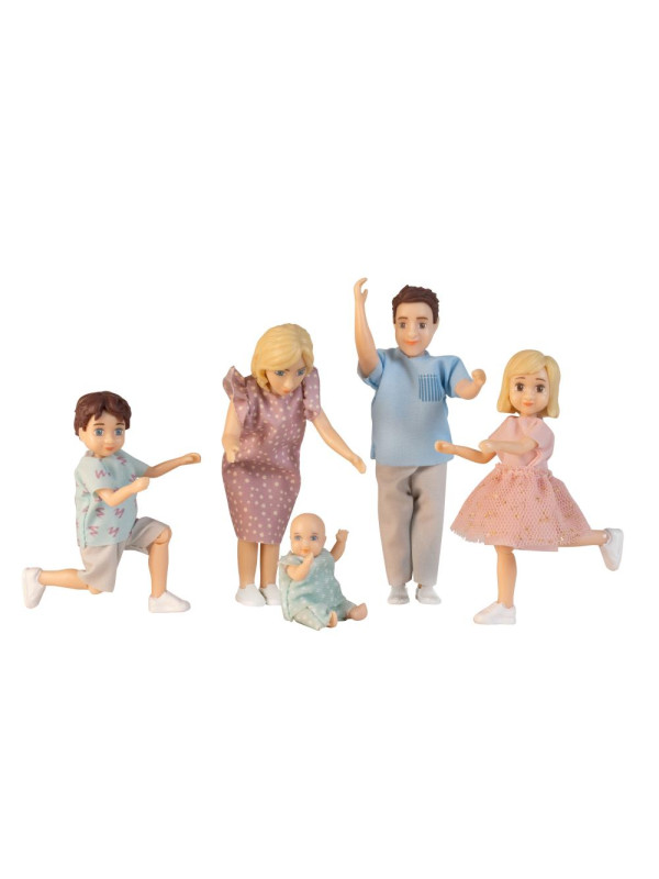 Lalki do domku dla lalek zestaw Charlie zabawka dla dzieci domek Lundby