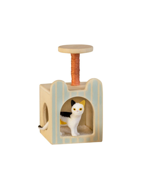 Zwierzątka koty do domku dla lalek figurki kotki zabawka dla dzieci Lundby