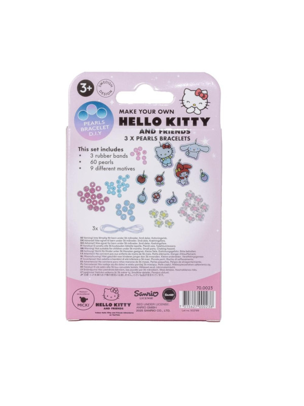Bransoletka Hello Kitty – kreatywny zestaw do tworzenia biżuterii DIY