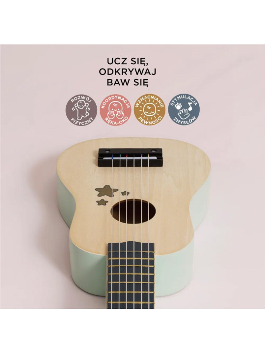 Drewniana gitara edukacyjna zabawka instrument dla dzieci Le Toy Van