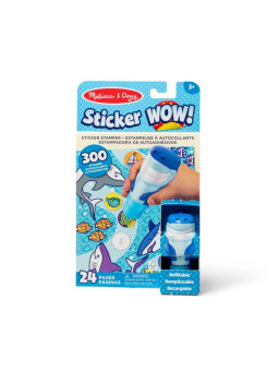Sticker WOW! Książeczka aktywności + stempel Rekin