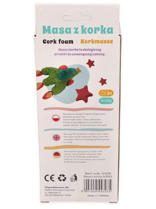 Masa sensoryczna z korka Adam Toys