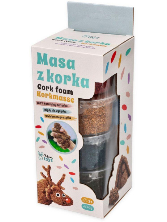 Masa sensoryczna z korka Adam Toys
