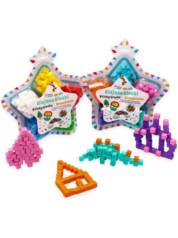 Klejące klocki sensoryczne Adam Toys