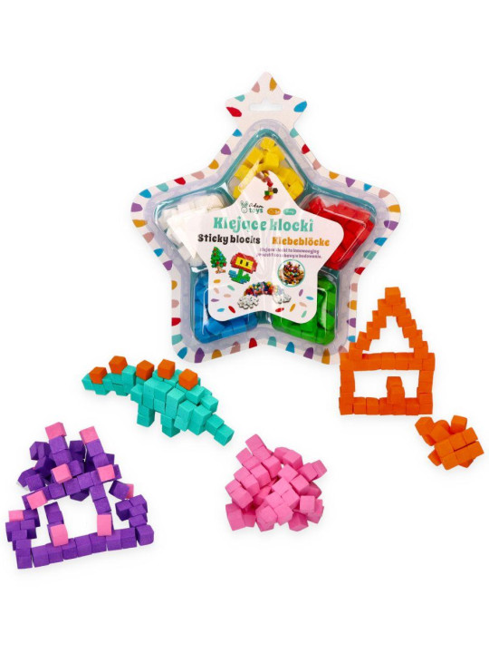 Klejące klocki sensoryczne Adam Toys