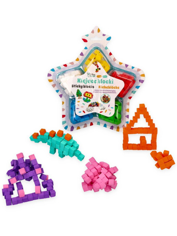 Klejące klocki sensoryczne Adam Toys