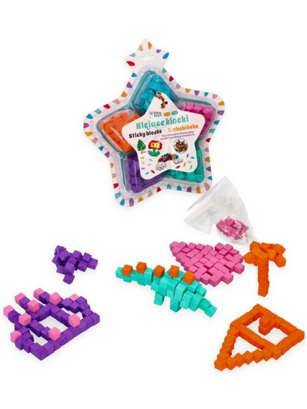 Klejące klocki sensoryczne Adam Toys