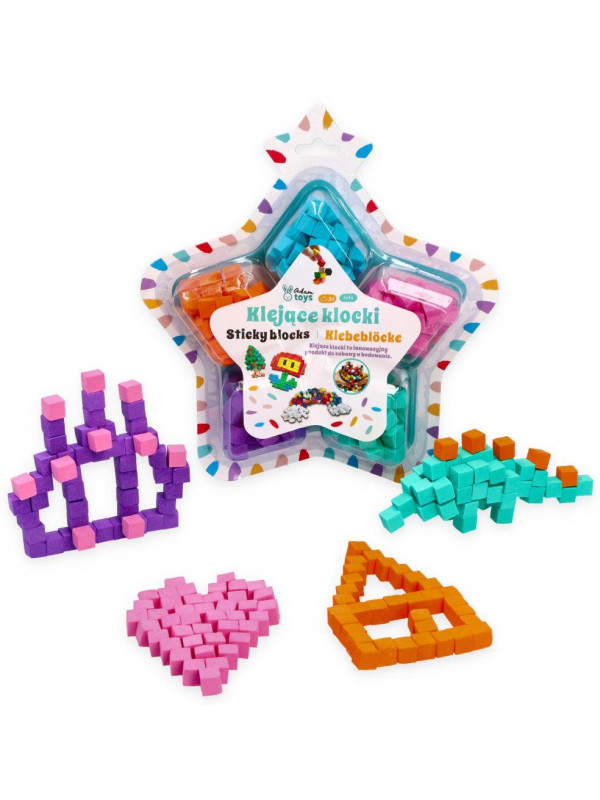 Klejące klocki sensoryczne Adam Toys