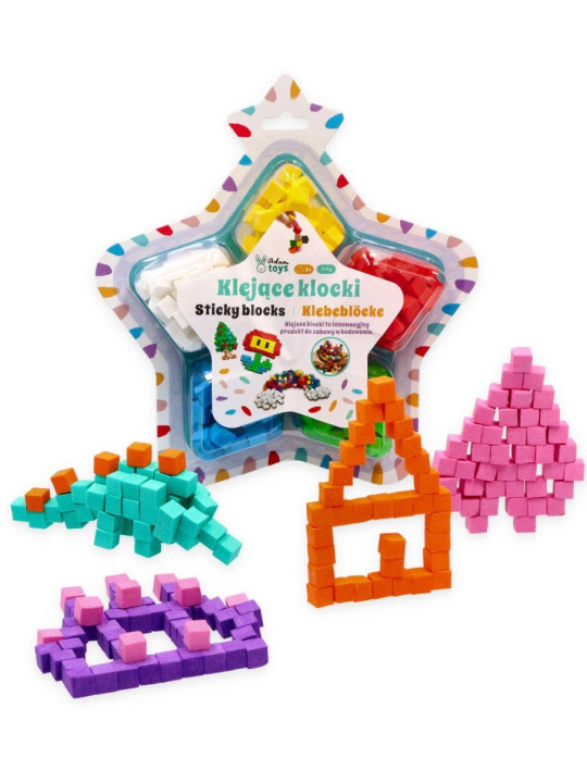 Klejące klocki sensoryczne Adam Toys