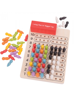 Gra logiczna dla dzieci - mistrz logiki mastermind, łamacz kodów bigjigs toys - drewniana gra planszowa, gra dla 5 latka